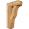 Ekena Millwork Funston Craftsman Rough Sawn Bracket w/ Offset Brace, Western Red Cedar, 8"W x 22"D x 34"H BKT0806X22X34FST04RWR - alternate 1